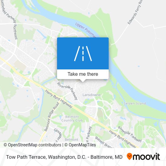 Mapa de Tow Path Terrace