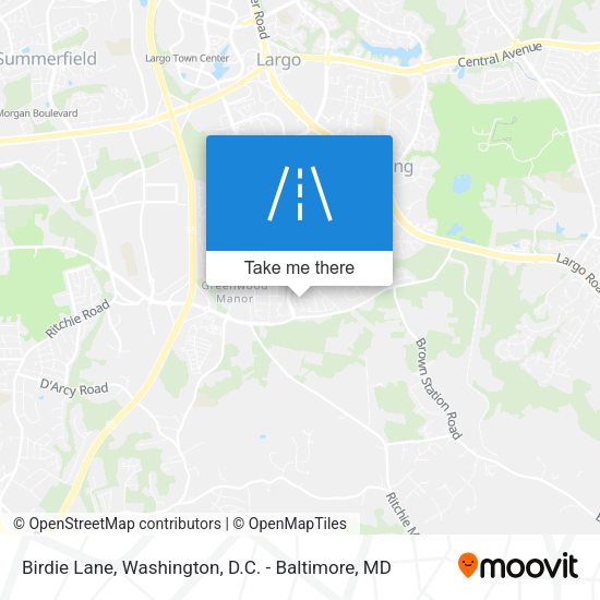Birdie Lane map