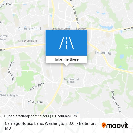 Carriage House Lane map