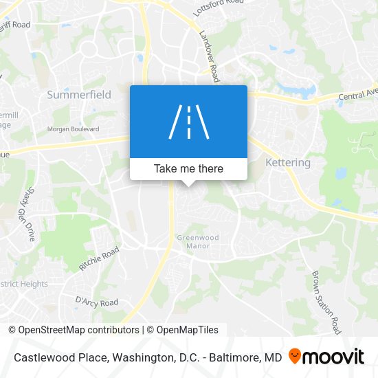 Mapa de Castlewood Place