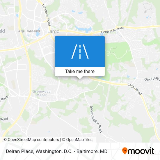 Delran Place map