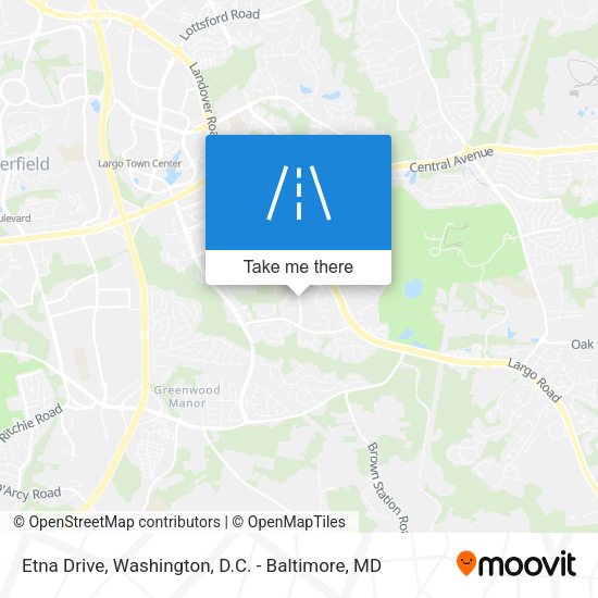 Etna Drive map