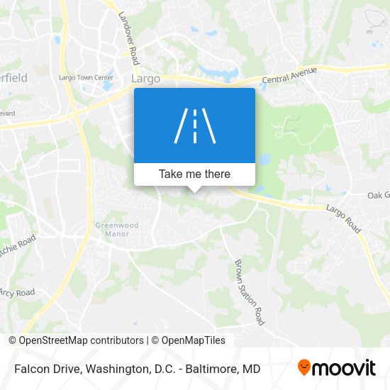 Falcon Drive map