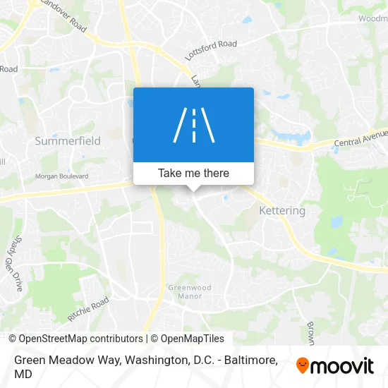Green Meadow Way map
