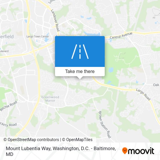 Mapa de Mount Lubentia Way