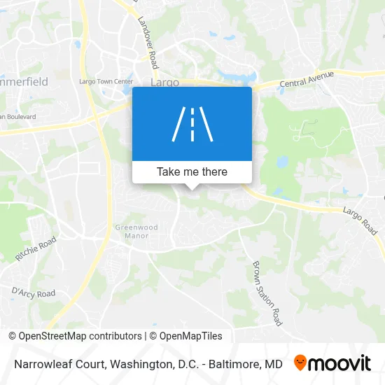 Narrowleaf Court map