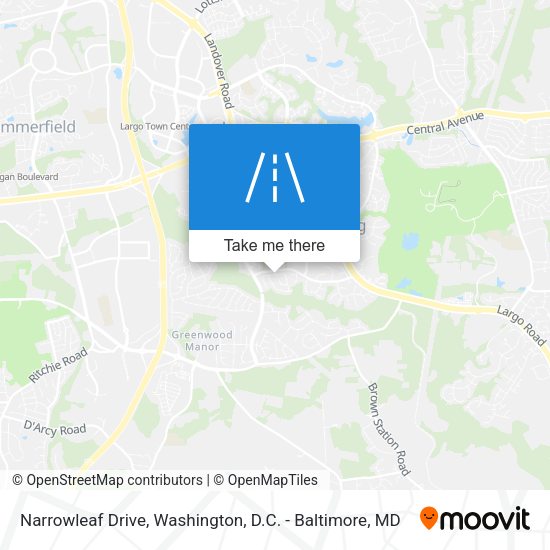 Mapa de Narrowleaf Drive