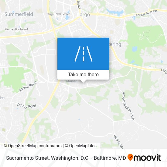 Mapa de Sacramento Street