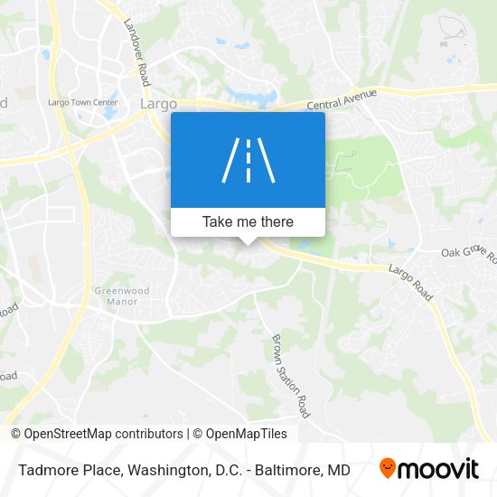 Tadmore Place map
