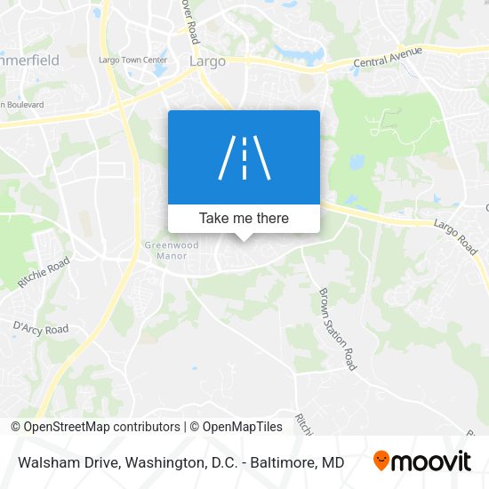 Walsham Drive map
