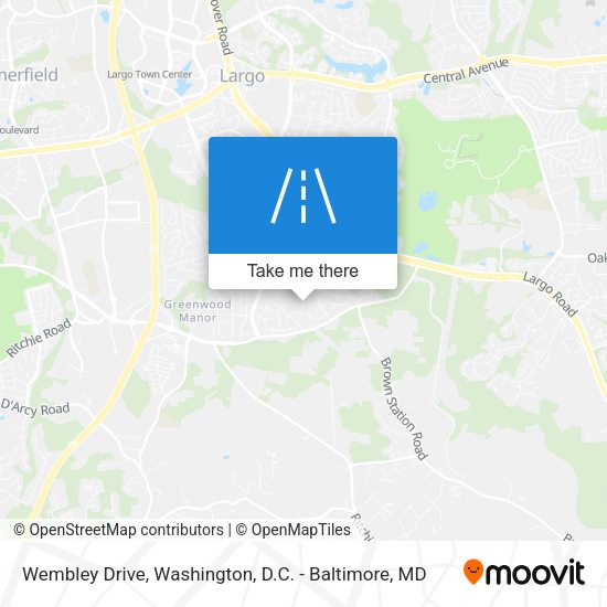 Wembley Drive map