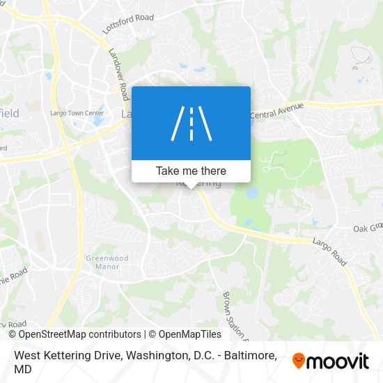 Mapa de West Kettering Drive