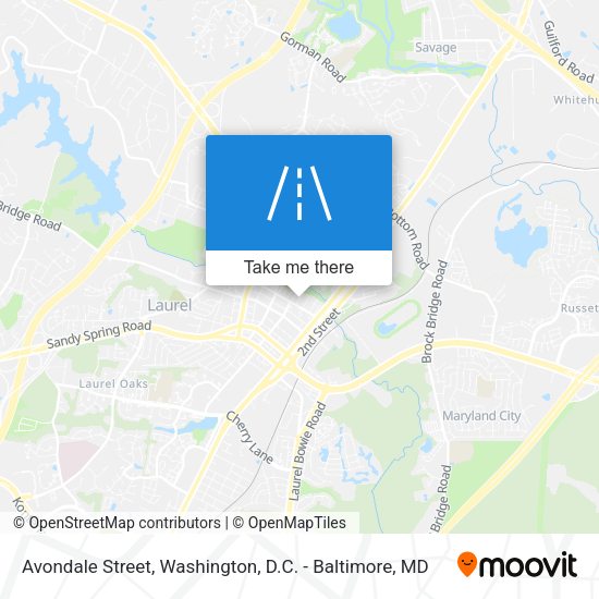 Mapa de Avondale Street