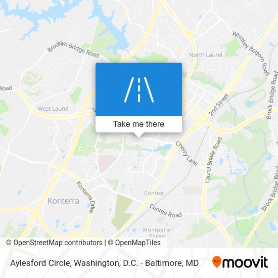 Aylesford Circle map
