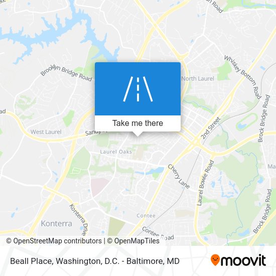 Beall Place map