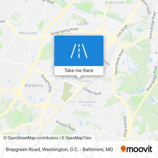 Mapa de Braygreen Road