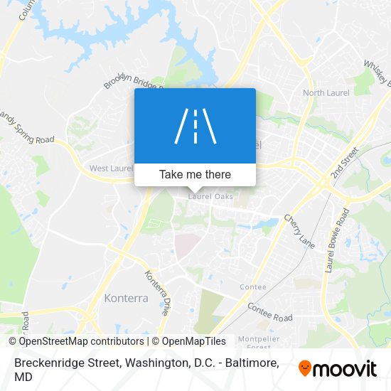 Breckenridge Street map