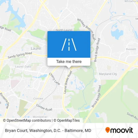 Bryan Court map