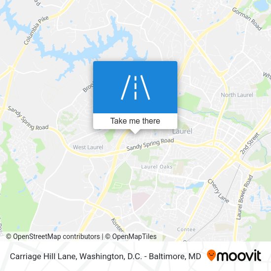 Carriage Hill Lane map