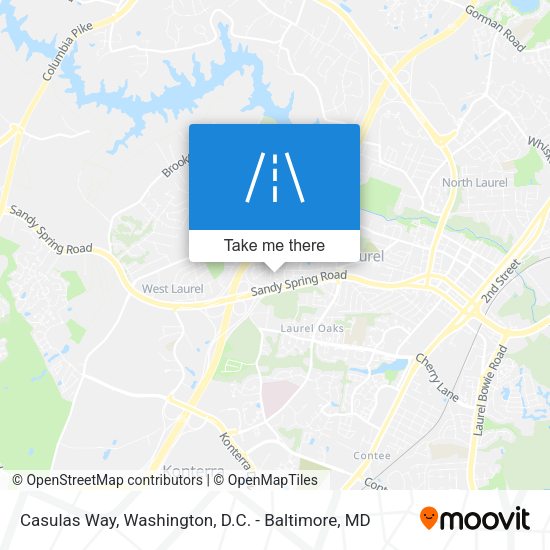 Casulas Way map