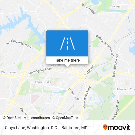 Mapa de Clays Lane