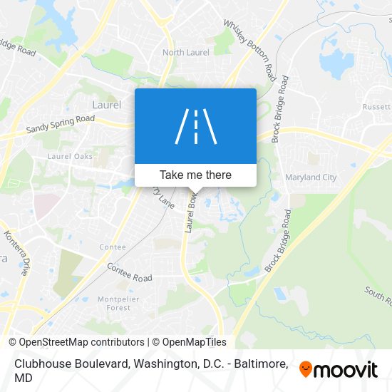 Clubhouse Boulevard map
