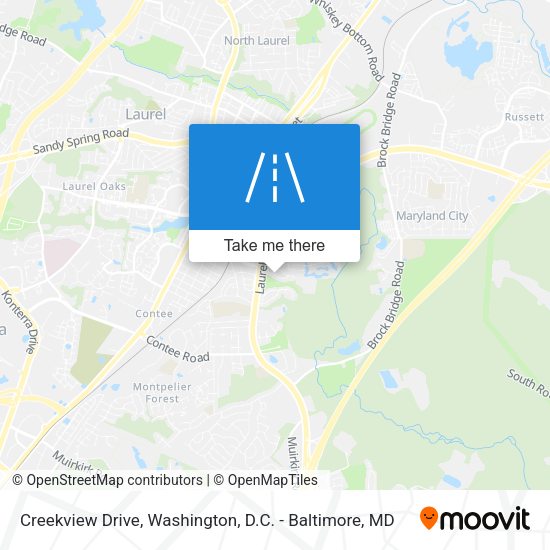 Creekview Drive map