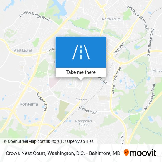 Crows Nest Court map