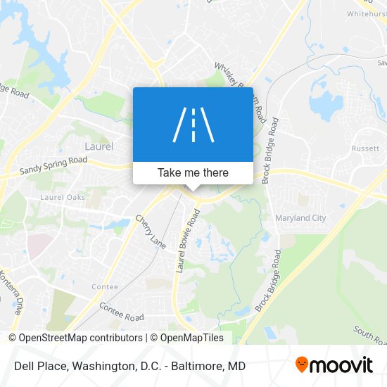 Dell Place map