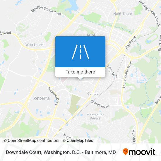 Mapa de Downdale Court