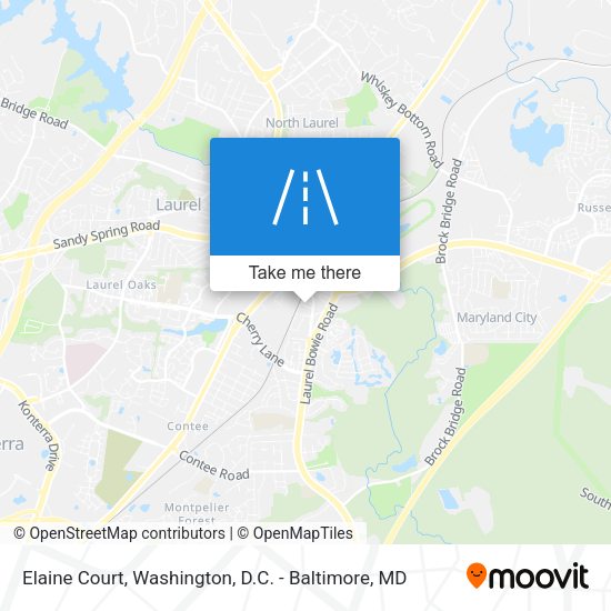 Elaine Court map