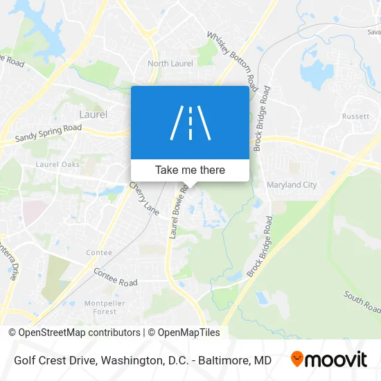 Golf Crest Drive map