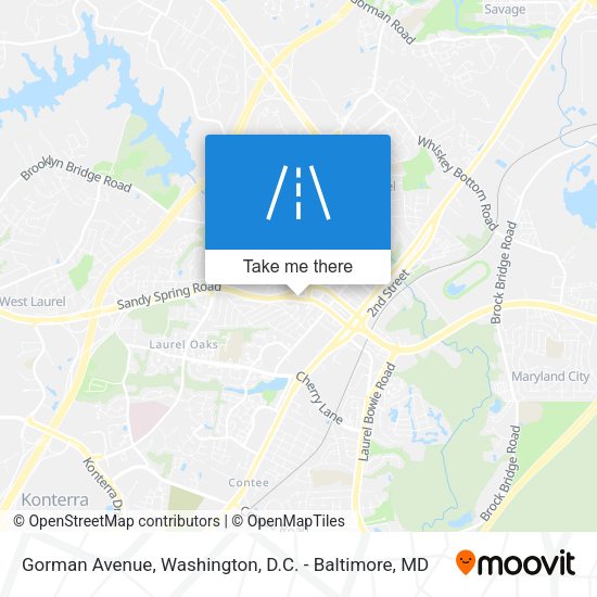 Gorman Avenue map
