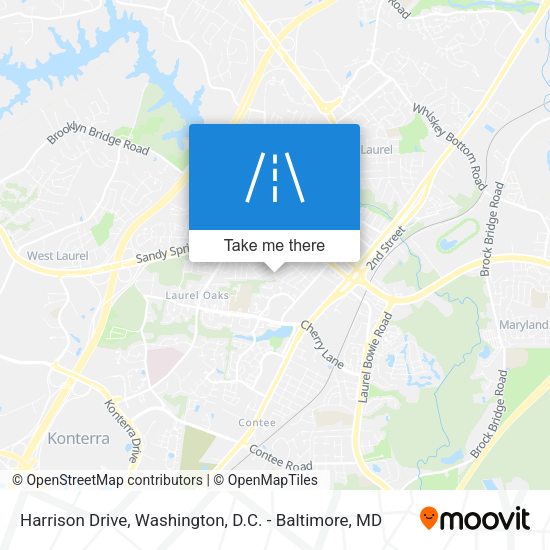Mapa de Harrison Drive