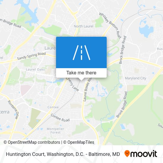 Mapa de Huntington Court