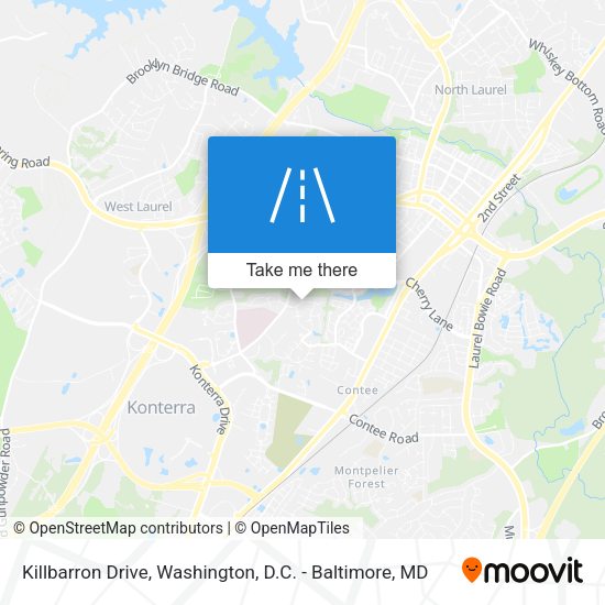 Killbarron Drive map