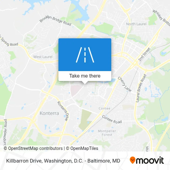 Killbarron Drive map