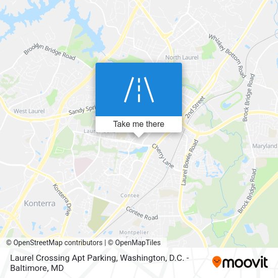 Mapa de Laurel Crossing Apt Parking