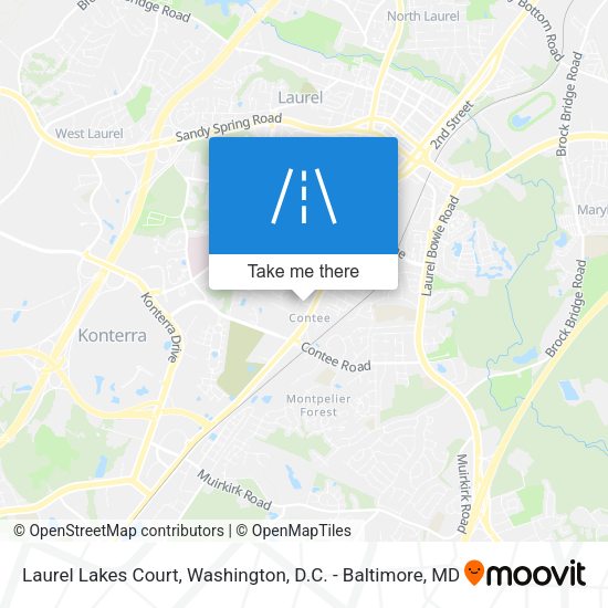 Mapa de Laurel Lakes Court