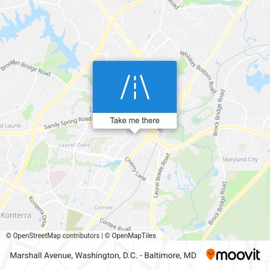 Marshall Avenue map
