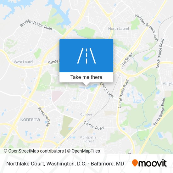 Mapa de Northlake Court