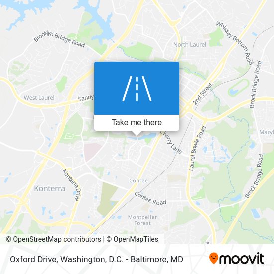 Oxford Drive map