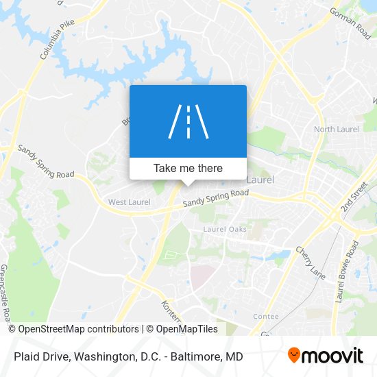 Plaid Drive map