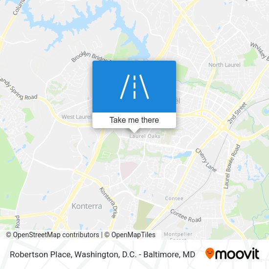 Robertson Place map
