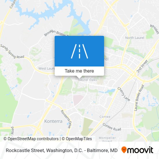 Rockcastle Street map