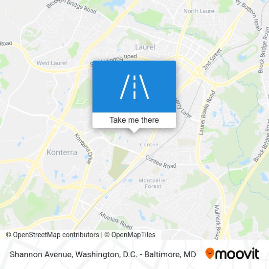 Mapa de Shannon Avenue