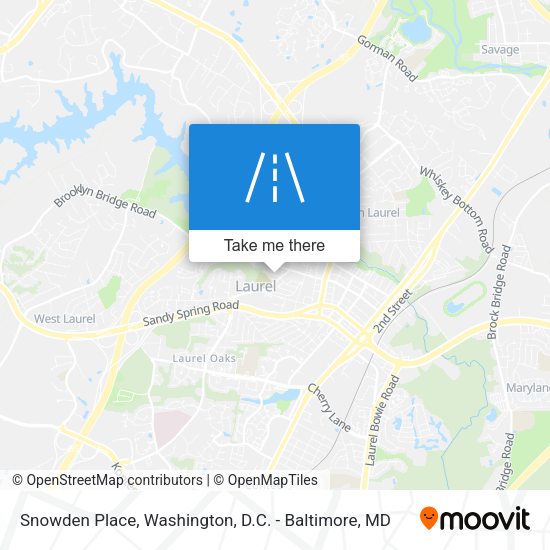 Mapa de Snowden Place