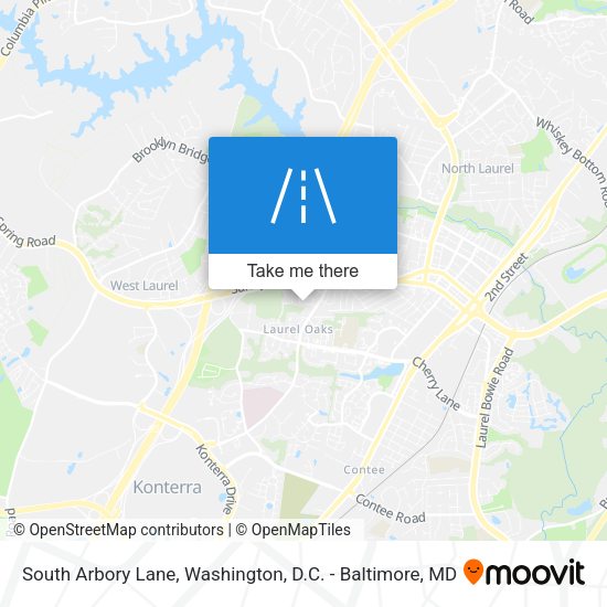 South Arbory Lane map