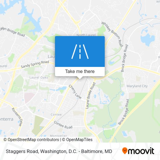 Staggers Road map