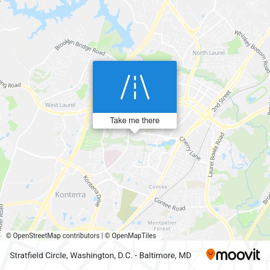 Stratfield Circle map